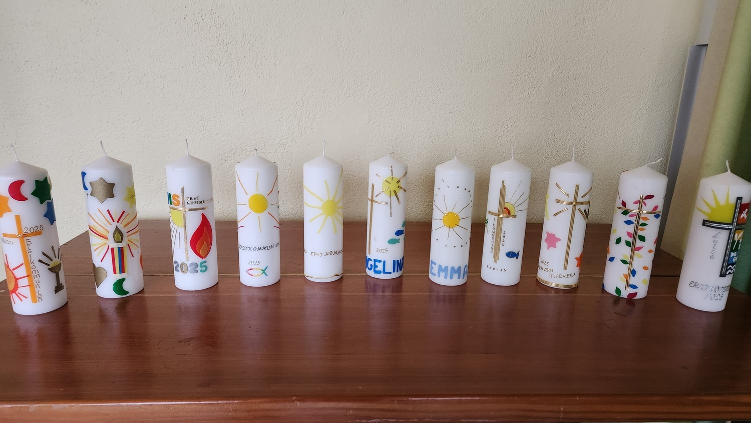 Erstkommunion25 / Pfarre Bad Sauerbrunn Die Kerzen