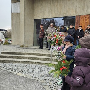Segnung der Palmbuschen und Palmzweige