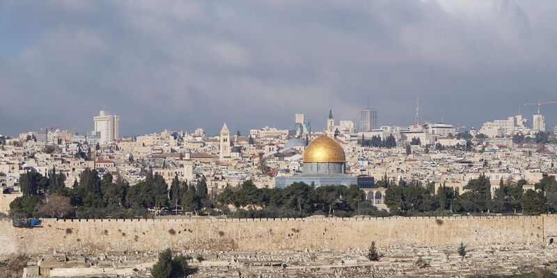 Blick auf Jerusalem / Pfarrer Kurt Aufner