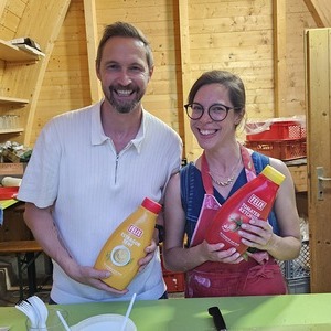 Speisenteam mit Pfarrgemeinderätin Kathi Graner