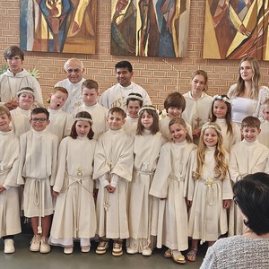 Gruppenbild am Altar