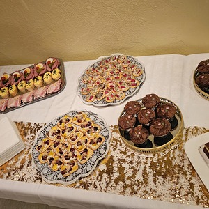 Vorbereitung Buffet Neujahrsempfang 2026