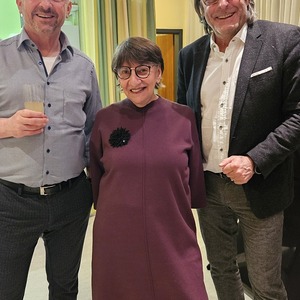 v.l. Andi Reisner, Pfarrkuratorin Gerti Ankerl und Bürgermeister Gerhard Hutter