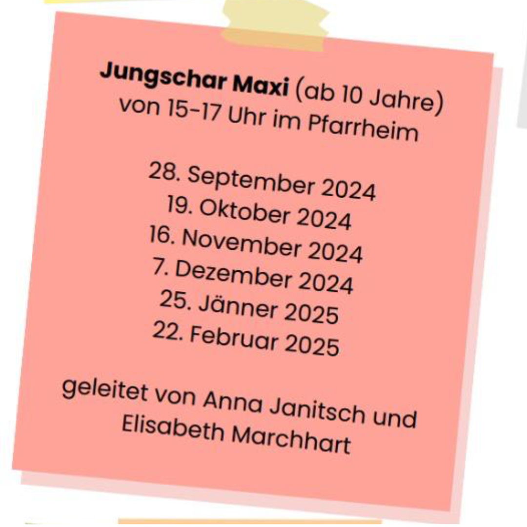 Jungscahr Maxi24 / Sgarz Christine