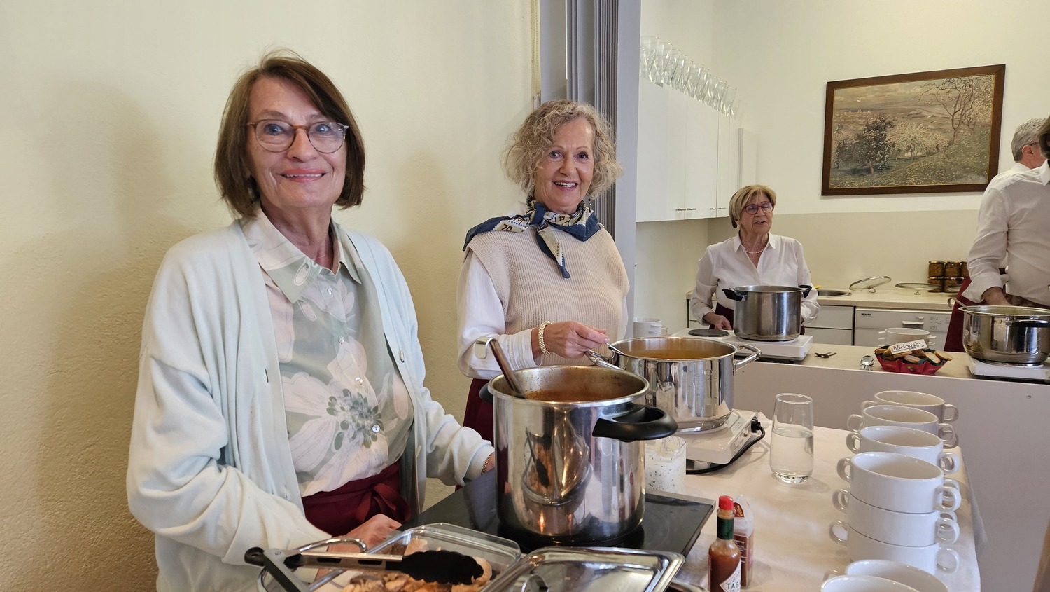 v.l. Gitti Reiter, Gisi Marx