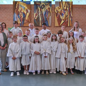 Gruppenbild am Altar