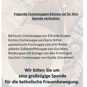 Liste der Suppen