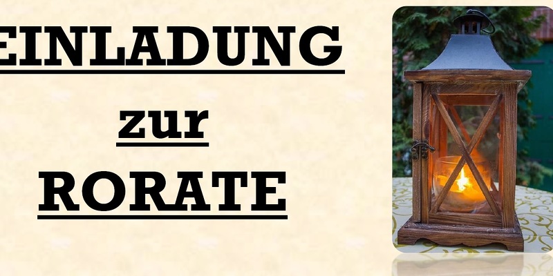 Einladung zur Rorate 06.12.2024 / © Röm. -kath. Pfarre Neuhaus / Klb.